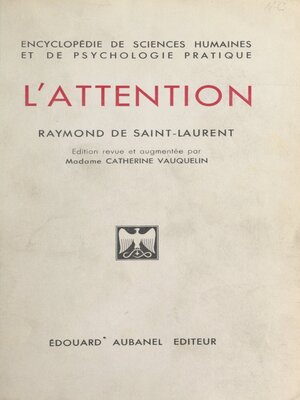 cover image of L'attention